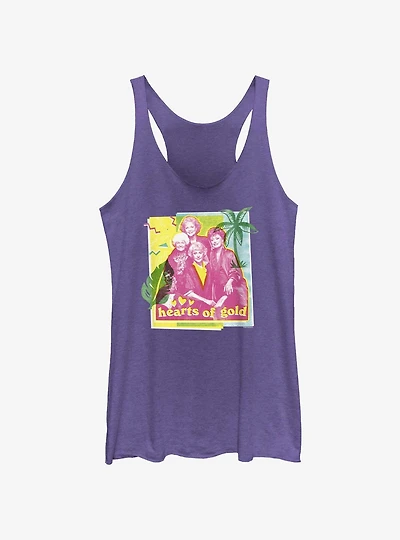 Golden Girls Hearts Of Gold Womens Tank Top