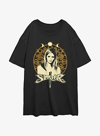 Buffy The Vampire Slayer Celestial Womens Oversized T-Shirt