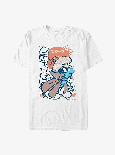 The Smurfs Manga Red  T-Shirt