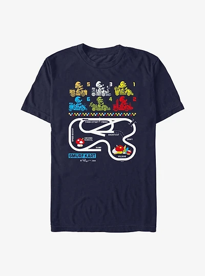 The Smurfs Car Players Multicolor T-Shirt
