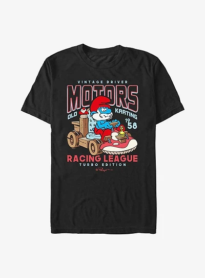 The Smurfs Motors Vintage Racing T-Shirt