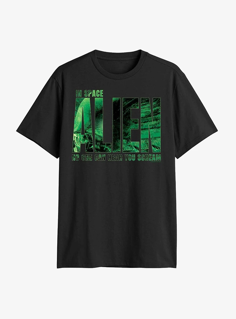 Alien Photo Font Style T-Shirt