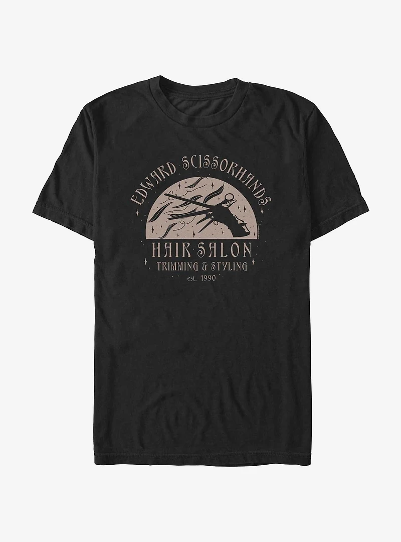 Edward Scissorhands Hair Salon Logo T-Shirt