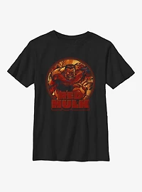 Marvel Red Hulk Big Mad Youth T-Shirt