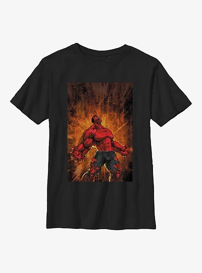 Marvel Red Hulk Fury Youth T-Shirt