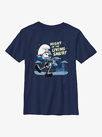 The Smurfs Night Of Living Smurf Youth T-Shirt