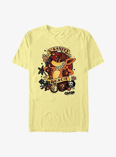 Crash Bandicoot N'Sanity Beach T-Shirt