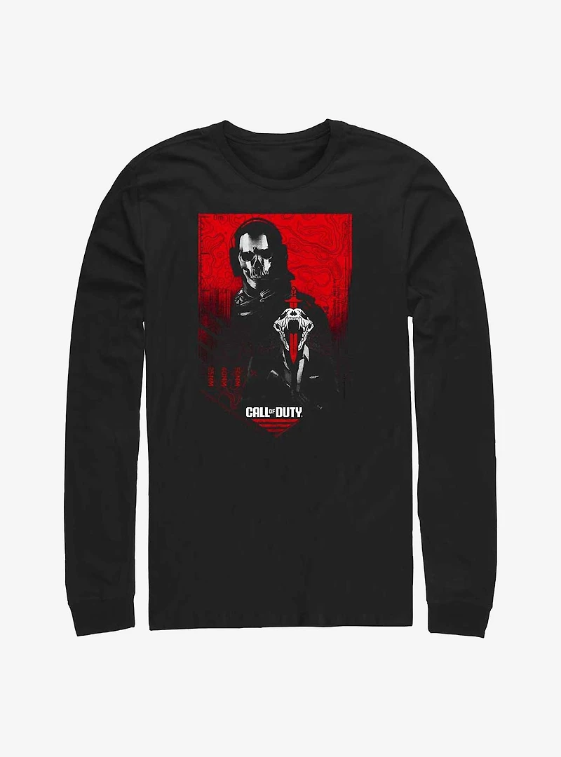 Call of Duty Simon Ghost Riley Long-Sleeve T-Shirt