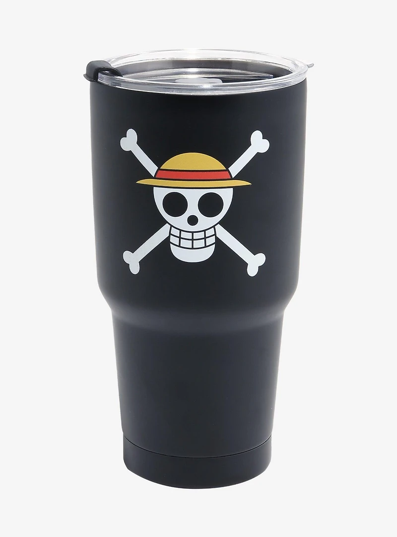 One Piece Straw Hat Crew Jolly Roger Travel Mug