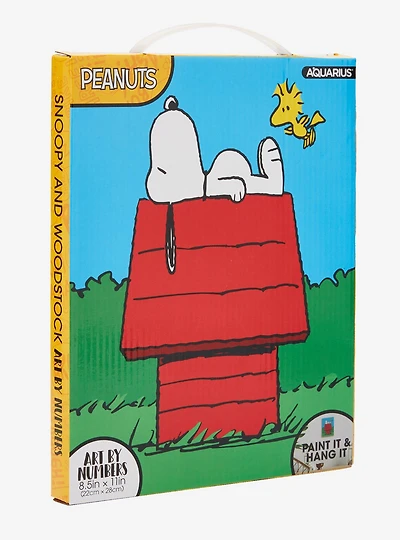Peanuts Snoopy Doghouse Art By Numbers Painting Set