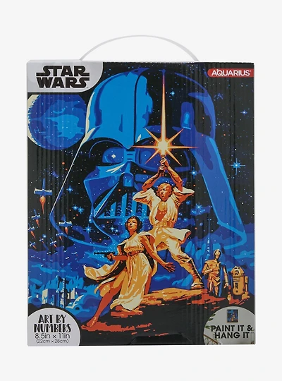 Star Wars Retro Poster Art By Numbers Painting Set