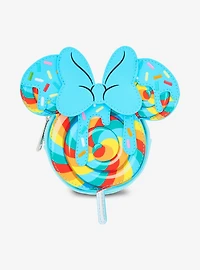 Loungefly Disney Minnie Mouse Blue Lollipop Figural Coin Purse - BoxLunch Exclusive