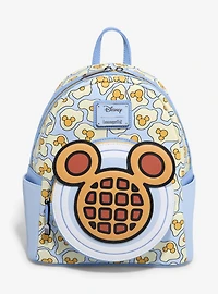 Loungefly Disney Mickey Mouse Breakfast Waffle Scented Mini Backpack - BoxLunch Exclusive