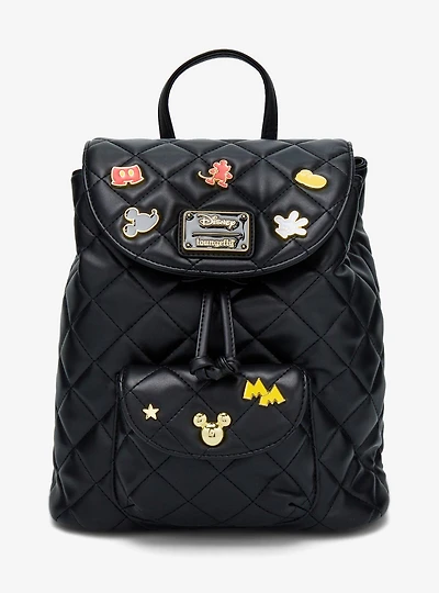 Loungefly Disney Mickey Mouse Icons Quilted Mini Backpack — BoxLunch Exclusive