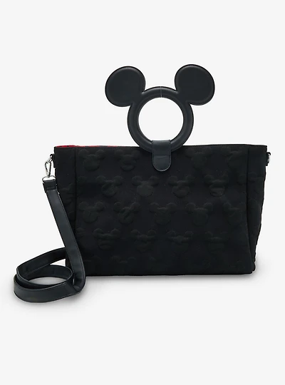 Loungefly Disney Mickey Mouse Silhouette Handle Tote Bag - BoxLunch Exclusive