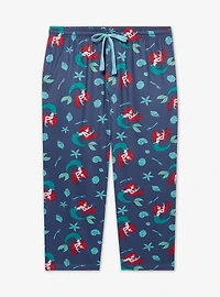 Disney The Little Mermaid Ariel & Shells Allover Print Women's Plus Sleep Pants - BoxLunch Exclusive