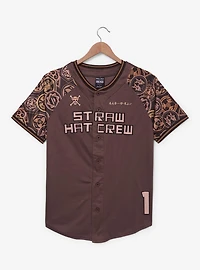One Piece Straw Hat Crew Luffy Baseball Jersey - BoxLunch Exclusive