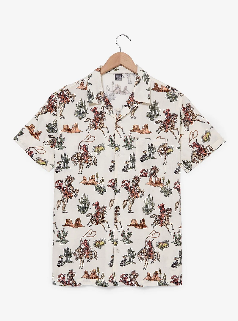 Marvel Deadpool Western Woven T-Shirt — BoxLunch Exclusive
