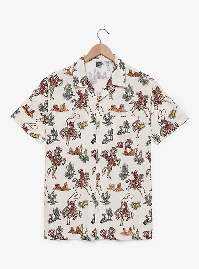 Marvel Deadpool Western Woven T-Shirt — BoxLunch Exclusive