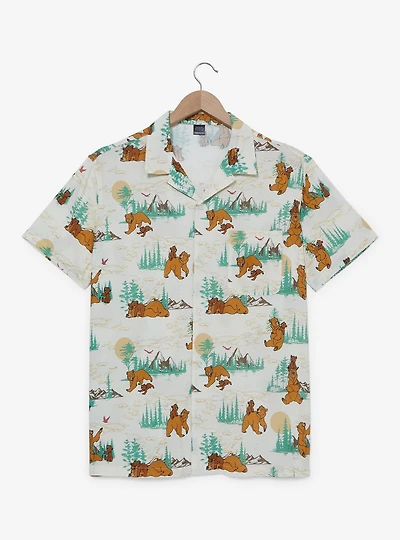 Disney Brother Bear Koda & Kenai Scenic Woven Button Up — BoxLunch Exclusive