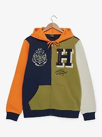 Harry Potter Hogwarts Color Block Zip Hoodie — BoxLunch Exclusive