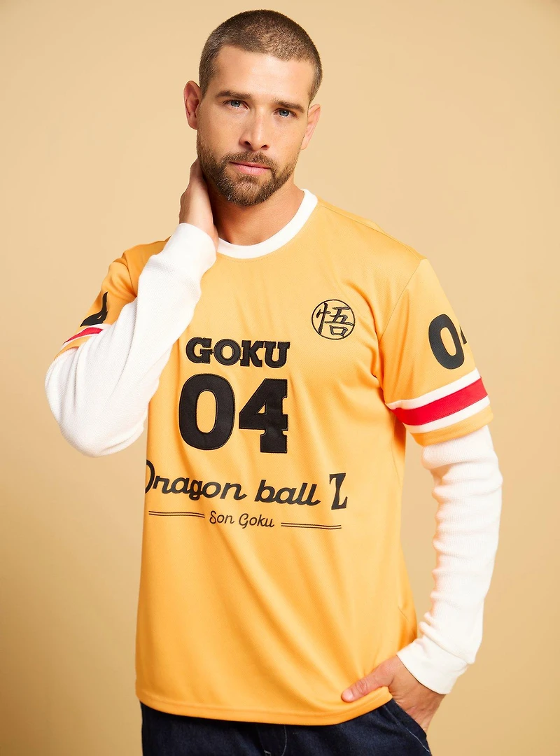 Dragon Ball Z Goku Layered Long Sleeve Jersey - BoXLunch Exclusive