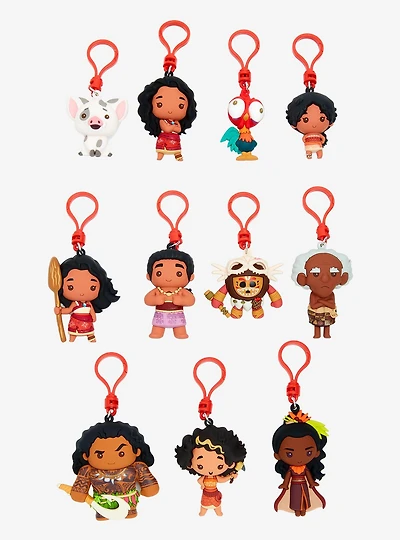 Disney Moana 2 Characters Blind Bag Figural Bag Clip