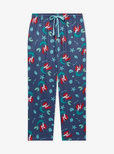 Disney The Little Mermaid Ariel & Shells Allover Print Sleep Pants - BoxLunch Exclusive