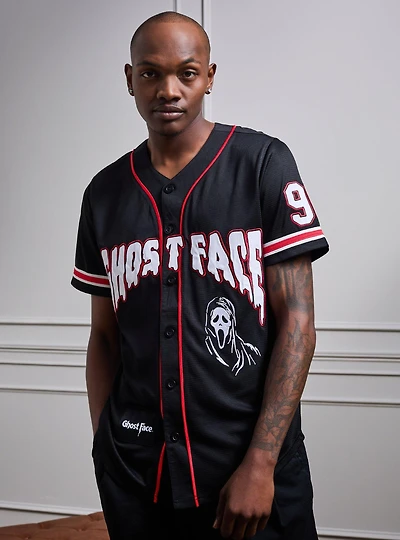 Ghost Face Portrait Baseball Jersey - BoxLunch Exclusive