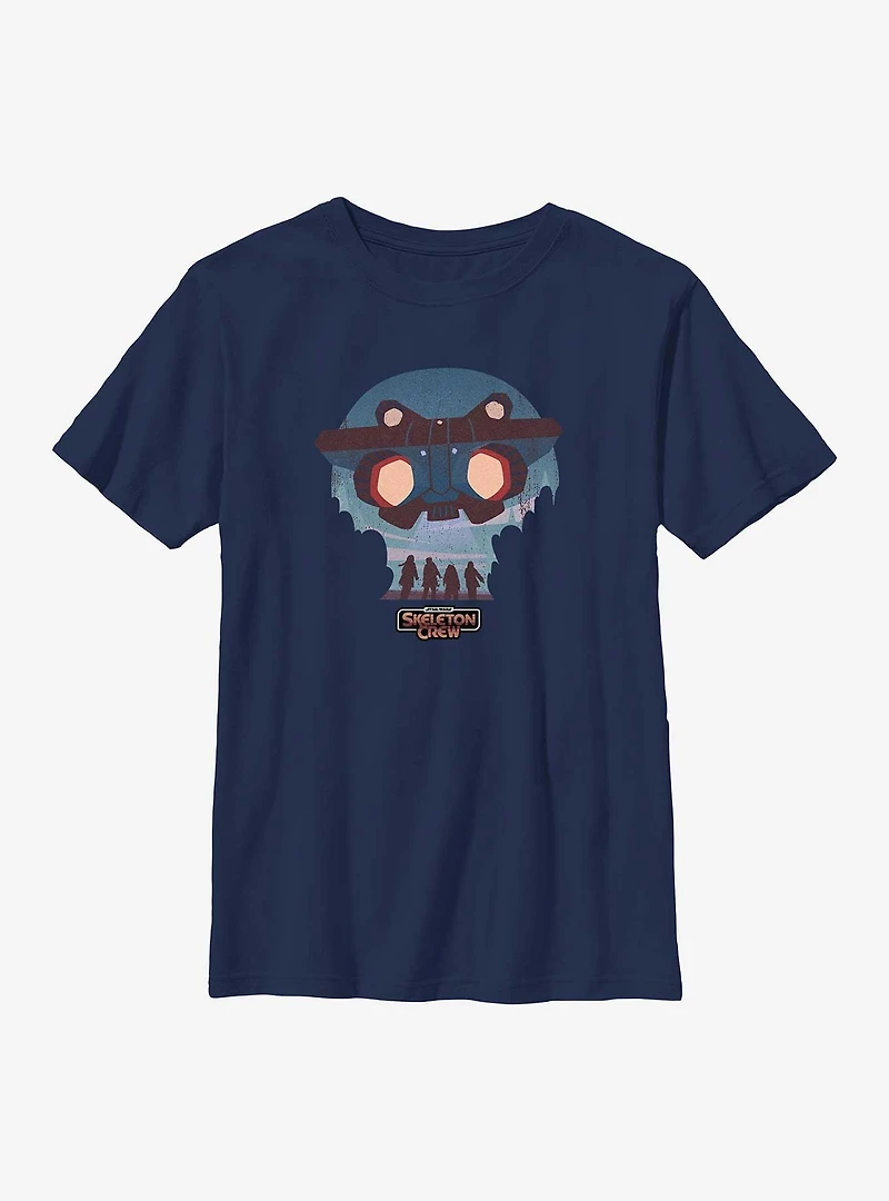 Star Wars: Skeleton Crew Speeder Kids And Ship Youth T-Shirt
