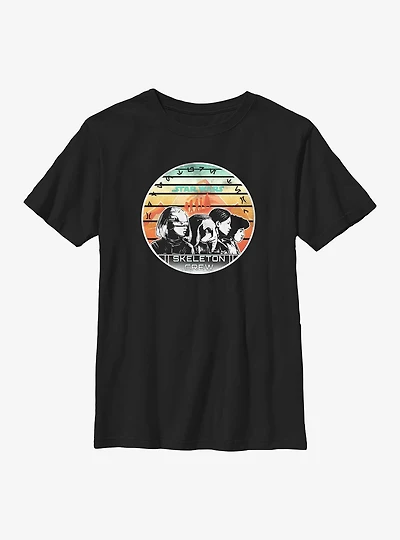 Star Wars: Skeleton Crew Sunset Youth T-Shirt
