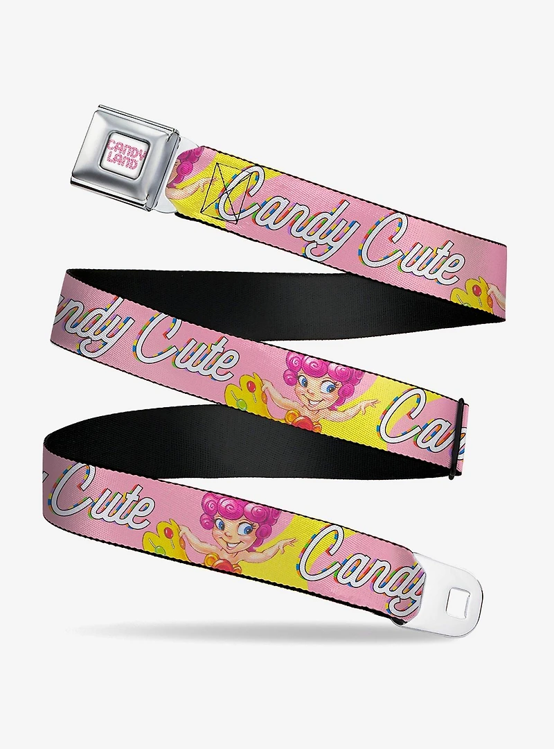 Candy Land Cute Princess Lolly Pose Seatbelt Buckle Belt