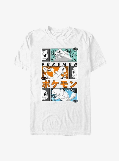 Pokemon Starters Posters Style T-Shirt