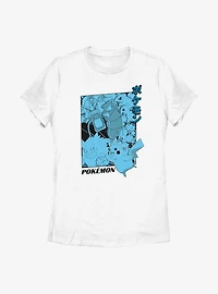 Pokemon All Stars Manga Style Womens T-Shirt