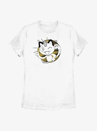 Pokemon Meowth Wink Womens T-Shirt