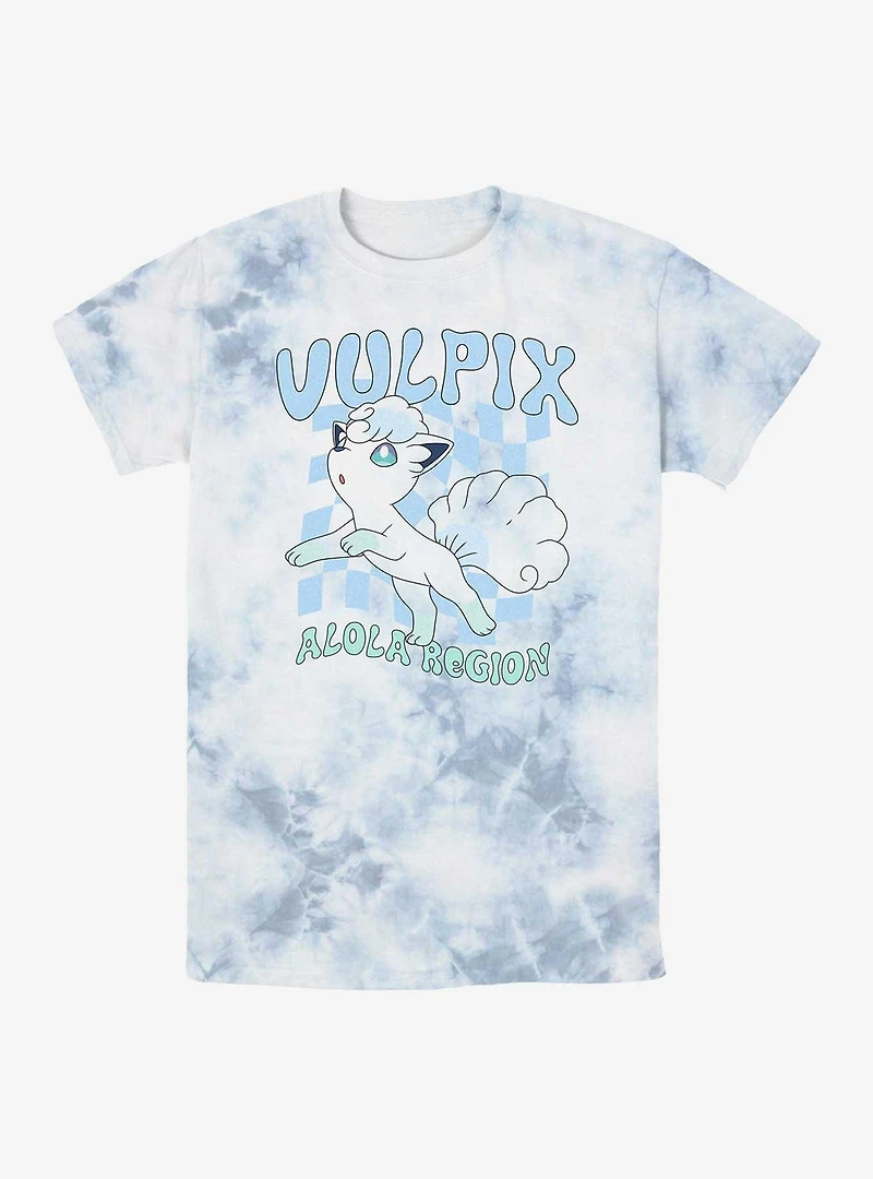 Pokemon Alola Region Vulpix Tie-Dye T-Shirt
