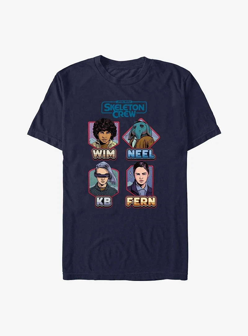 Star Wars: Skeleton Crew Names T-Shirt