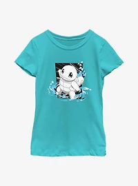 Pokemon Squirtle Splash Youth Girls T-Shirt