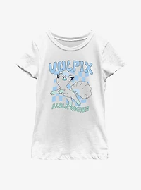 Pokemon Alola Region Vulpix Youth Girls T-Shirt