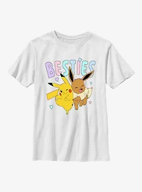 Pokemon Besties Pikachu Eevee Youth T-Shirt