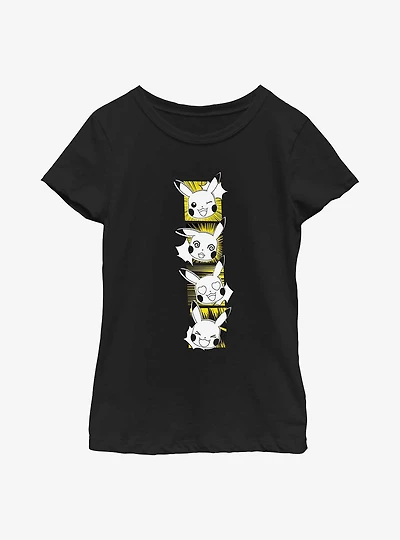 Pokemon Pikachu Emotions Youth Girls T-Shirt