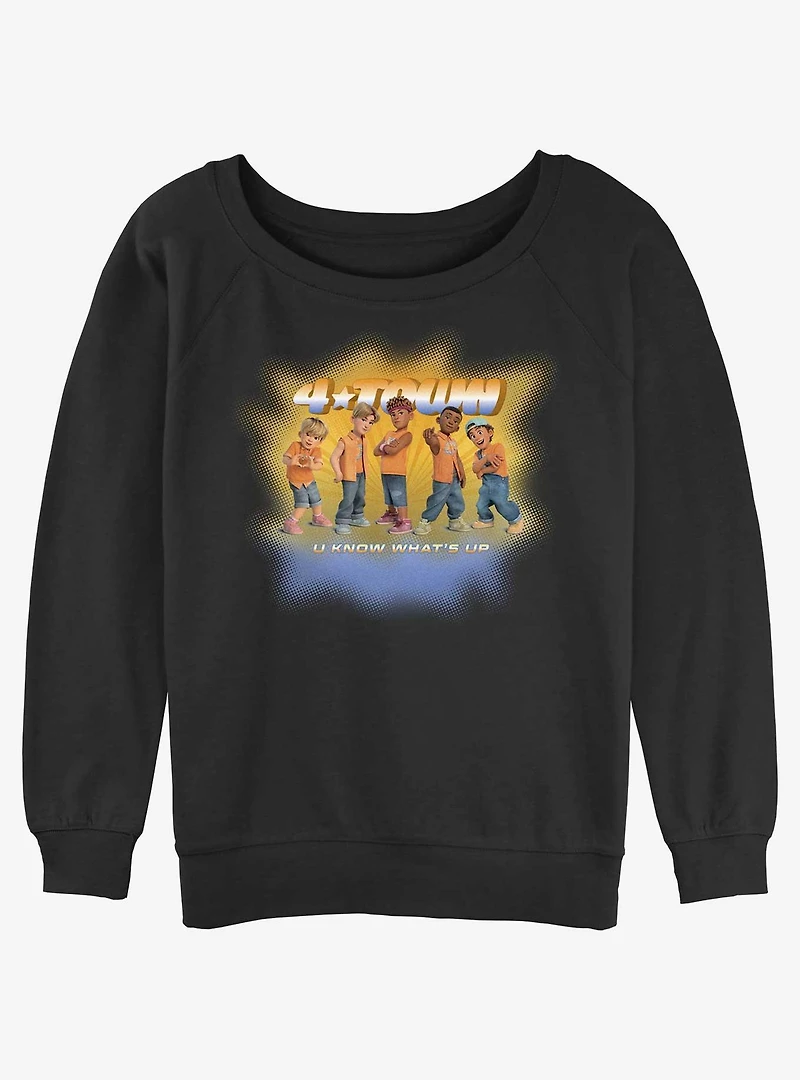 Turning Red U Know Album 1 Womens Slouchy Sweatshirt