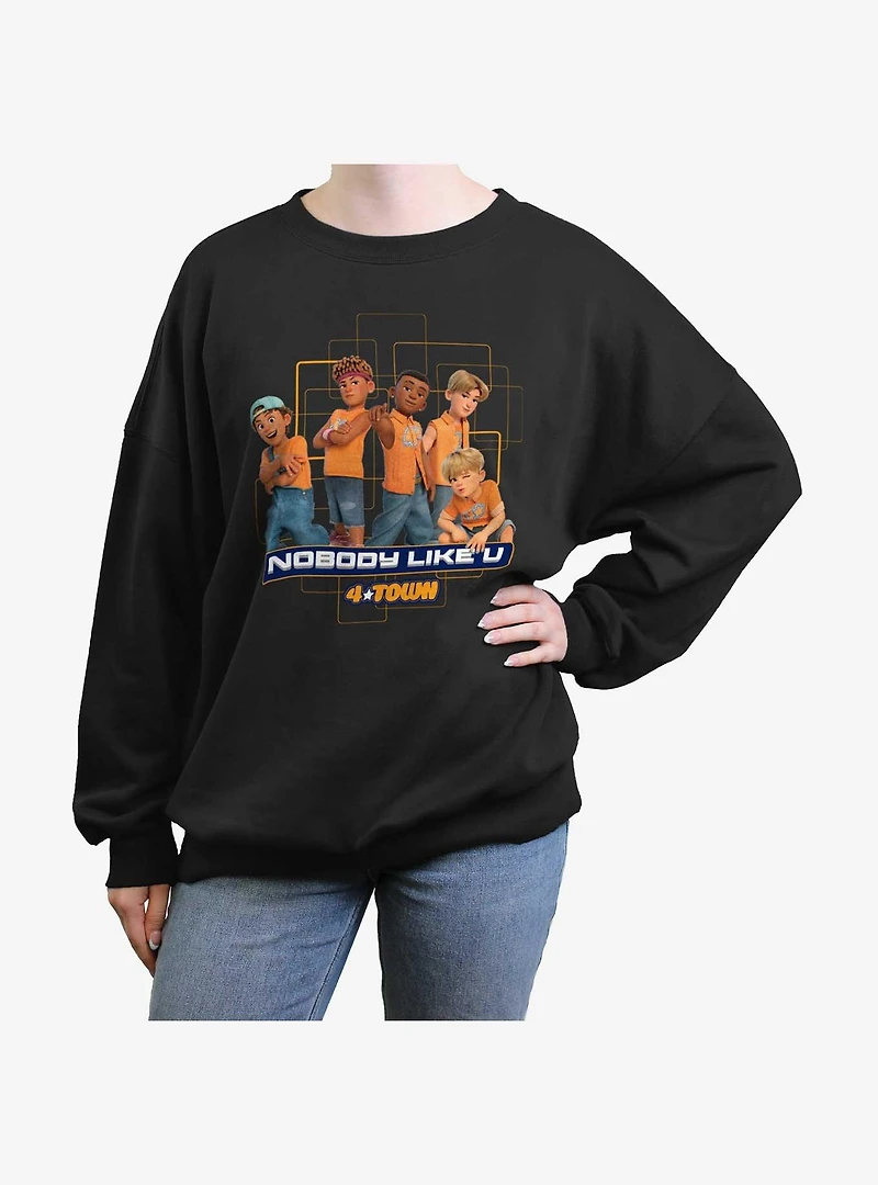 Turning RedNobody Like You Womens Oversized Sweatshirt