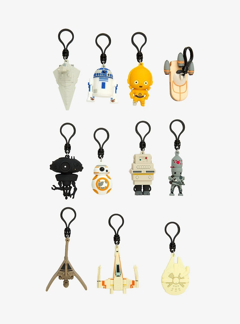 Star Wars Droids & Ships Blind Bag Figural Bag Clip