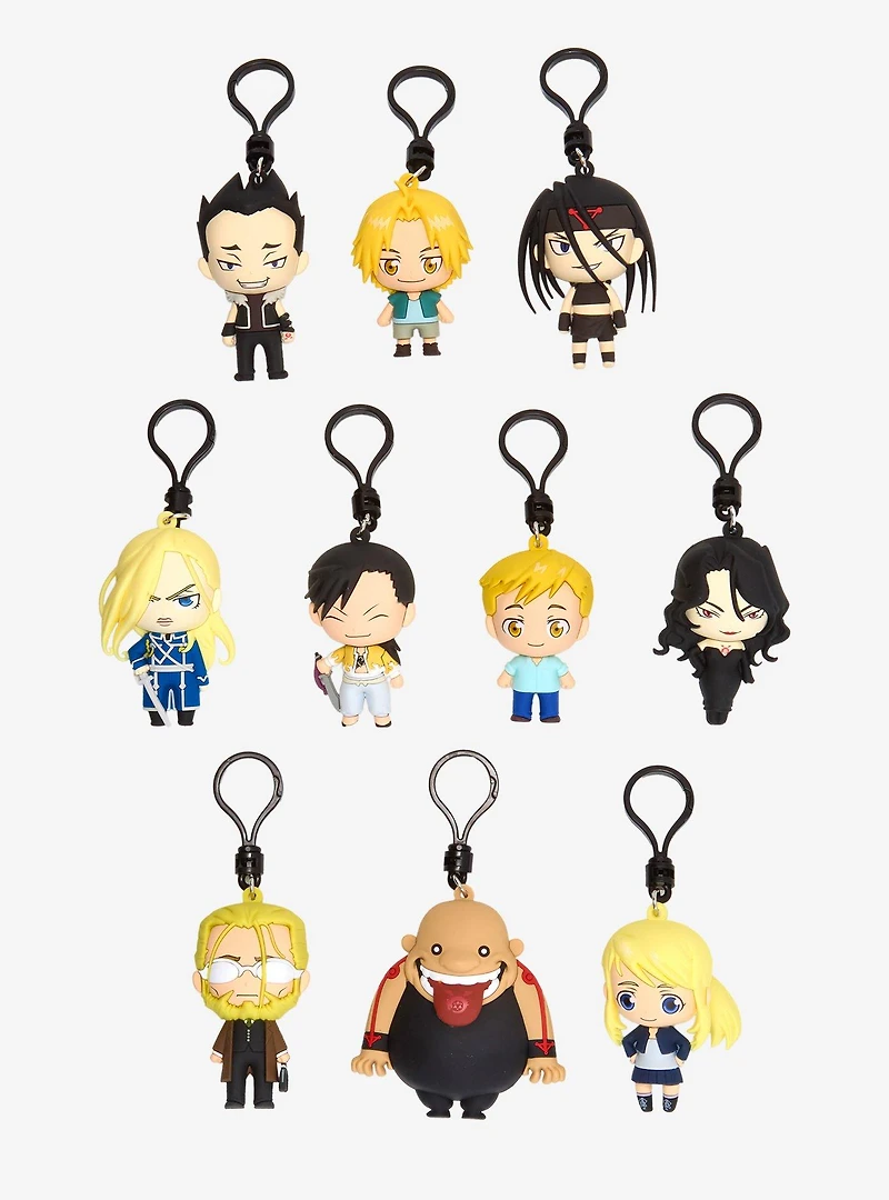 Fullmetal Alchemist: Brotherhood Characters Blind Bag Figural Bag Clip
