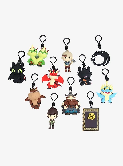 DreamWorks How to Train Your Dragon Characters Blind Bag Figural Bag Clip