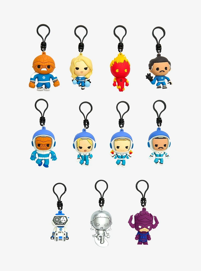 Marvel The Fantastic Four: First Steps Characters Blind Bag Figural Bag Clip