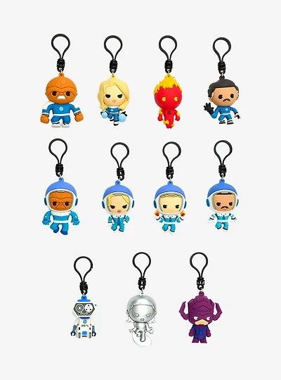 Marvel The Fantastic Four: First Steps Characters Blind Bag Figural Bag Clip