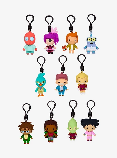 Futurama Characters Blind Bag Figural Bag Clip