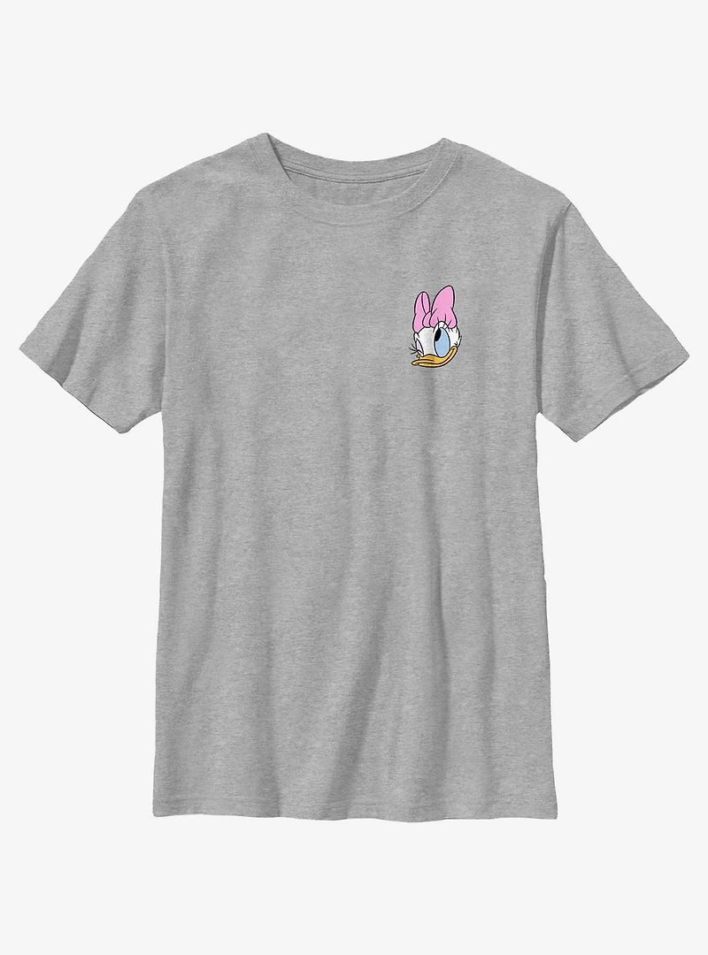 Disney Daisy Duck Big Face Pocket Youth T-Shirt